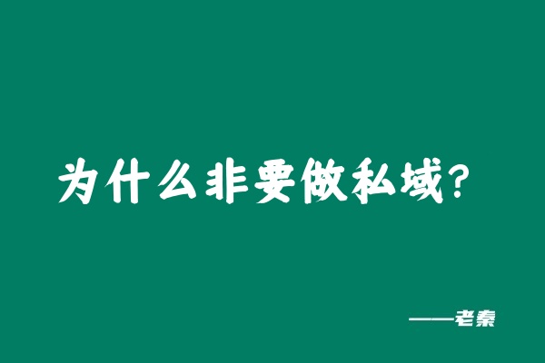 图片[18] 90%的人不知道，为什么产品都要和私域挂钩？ 老秦