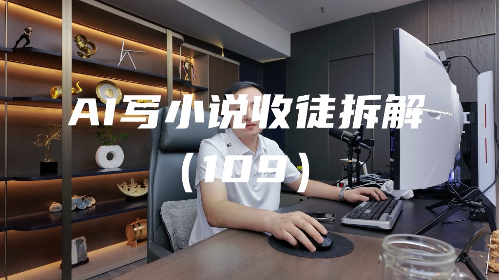 普通人用AI写小说，月轻松多搞20346元？附带收徒全流程 老秦